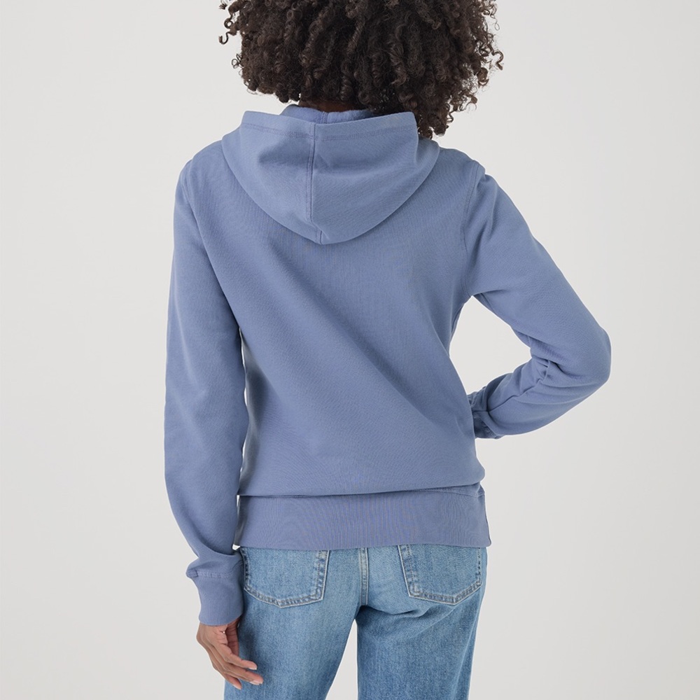 Pact Cloud Brushed Fleece Zip Hoodie Blue Ice size XL - Picture 2 of 6